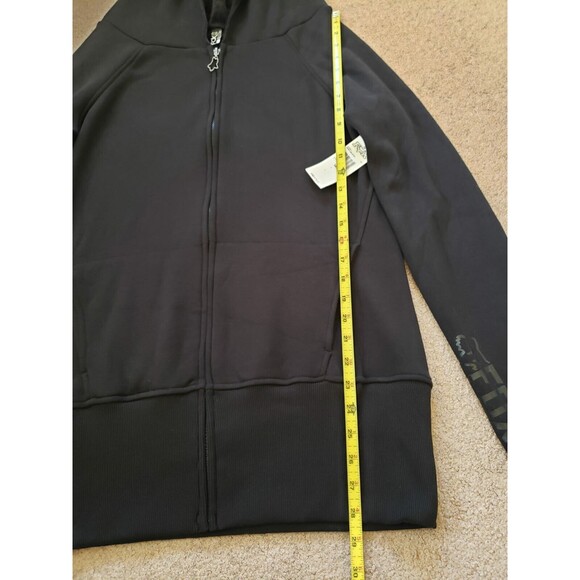 Fox Racing Nwt Women's Sherpa Fleece Lined Full Zip Sweatshirt Hoodie Black Larg - Picture 7 of 8
